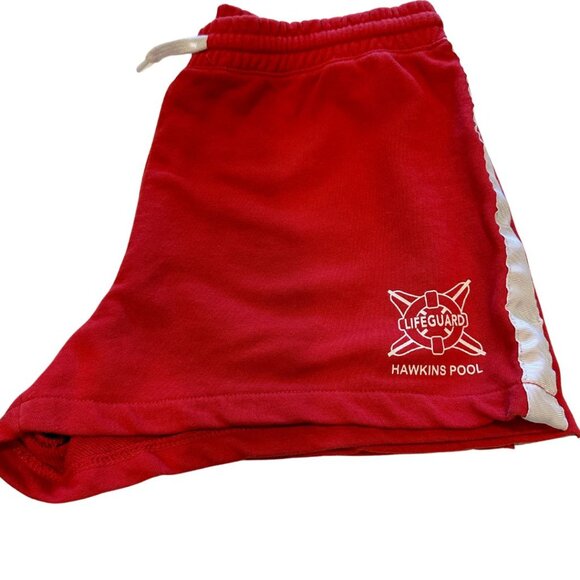 Stranger Things x H&M Limited Edition Red Lifeguard Shorts - Size S - Picture 3 of 3